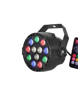 LED osvetlenie  LED Disco reflektor LED/12W/230V multicolor + diaľkové ovládanie 
