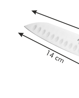 AZZA Tescoma nôž japonský AZZA SANTOKU 14 cm