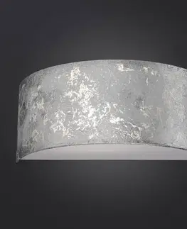 Nástenné svietidlá Hufnagel Nástenné LED Alea lístkové striebro stmievateľné