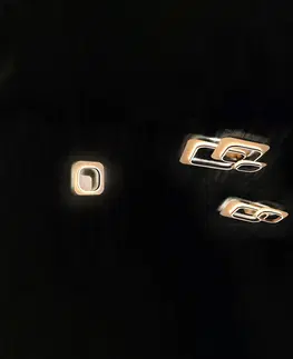 Stropné svietidlá Trio Lighting Stropné LED svetlo Lugo zlato-čierna 52 x 54 cm
