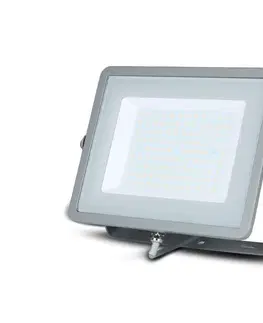 Svietidlá  LED Vonkajší reflektor LED/100W/230V 4000K šedá 