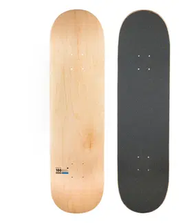 skateboardy Doska z javora s nainštalovaným gripom DK100 veľkosť 8,25"