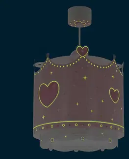 Závesné svietidlá Dalber Závesné svietidlo Dalber Little Queen v dizajne koruny