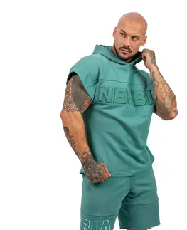 Pánske tričká Rag top s kapucňou Nebbia Champion 706 Green - XL