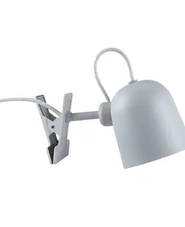 Bodové svetlá DFTP by Nordlux Upínacia lampa Angle, telekomunikačná sivá