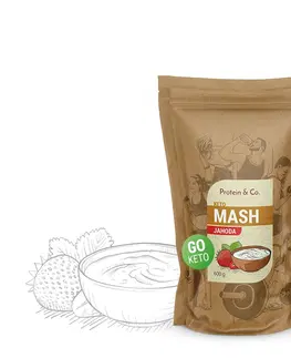 Ketodiéta Protein & Co. Keto mash - proteínová diétna kaša Váha: 600 g, Zvoľ príchuť: Vanilka