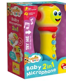 Hudobné hračky LISCIANIGIOCH - Carotina Baby - Detský Mikrofón 2 In 1