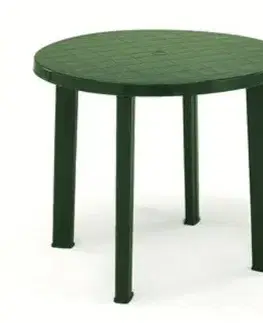 Záhradné stolíky Kinekus Stôl TONDO zelený