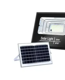 LED osvetlenie  B.V.  - LED Stmievateľný solárny reflektor LED/25W/3,2V IP67 + DO 