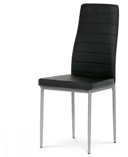 Jedálenské stoličky a kreslá Jedálenská stolička DCL-377 Autronic Čierna