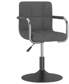 Kancelárske stoličky Otočná stolička kov / zamat Dekorhome Ružová