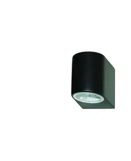 Svietidlá Searchlight Searchlight - LED Vonkajšie nástenné svietidlo LEDO 1xGU10/3W/230V IP44 čierna 