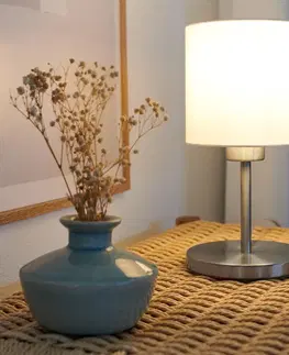 Lamps Stolová lampa s textilným tienidlom