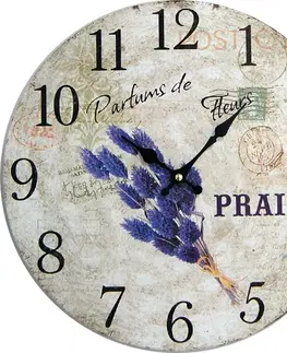 Hodiny Nástenné hodiny hl Parfums de Fleurs 34cm