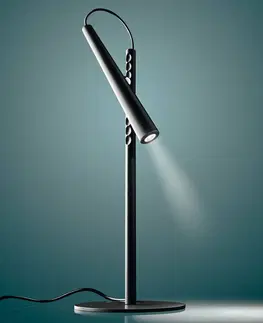 Stolové lampy Foscarini Foscarini Magneto stolová LED lampa, čierna