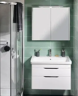 Kúpeľňa SAPHO - Kúpeľňový set ELLA 80, biela KSET-022