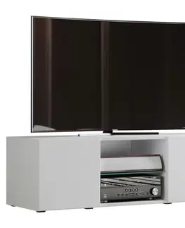 TV a audio stolíky Tv - Skrinka Lowina Š: 115 Cm Biela