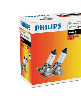 Žiarovky Philips SADA 2x Autožiarovka Philips VISION 12972PRC2 H7 PX26d/55W/12V 3200K 