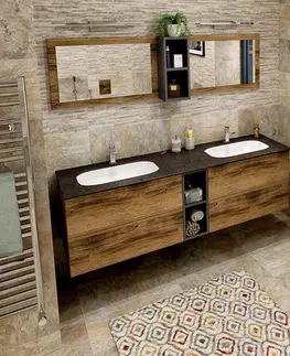 Kúpeľňa SAPHO - TREOS umývadlová skrinka 75x53x50,5cm, dub Polar TS070-1010
