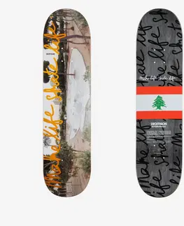 skateboardy Skateboardová doska z javora DK500 Popsicle Make Life Skate Life Lebanon 8"
