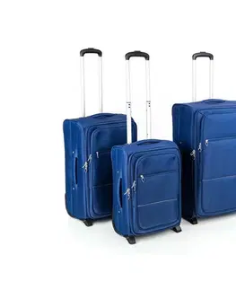 Batohy Pretty UP Cestovný textilný kufor malý, 20", modrá