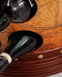 Regály a poličky LuxD Regál na víno Eisley 80 cm borovica