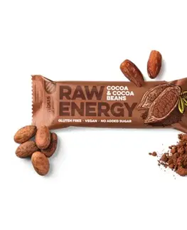 Energetické tyčinky & Flapjacky BOMBUS RAW ENERGY 20 x 50 g kakaové bôby