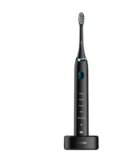 Elektrické zubné kefky Concept ZK5001 sonická zubná kefka s cestovným puzdrom PERFECT SMILE, čierna