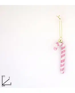 Vianočné dekorácie MAKRO - Dekorácia-vianočná lízanka 11cm