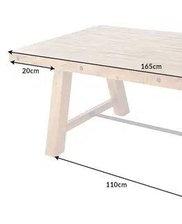 Jedálenské stoly Jedálenský stôl FÉNIX Dekorhome 200x100x76 cm