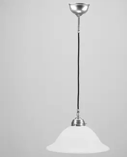 Závesné svietidlá Berliner Messinglampen Závesná lampa Anja nikel matný