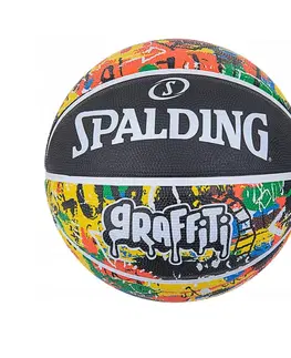 Basketbalové lopty Basketbalová lopta SPALDING Rainbow Graffiti - 5