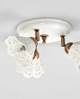 Stropné svietidlá Ceramiche Stropné svietidlo Portico 3-plameňové