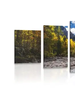 Obrazy prírody a krajiny 5-dielny obraz malebná horská krajina