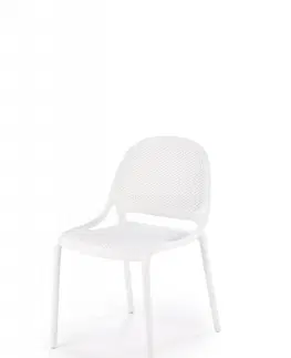 Jedálenské zostavy Stohovateľná jedálenská stolička K532 Halmar Khaki