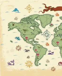 Tapety mapy Tapeta originálna mapa sveta