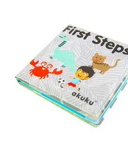 Hračky do vody AKUKU - Prvá detská pískacia knižka do vody First Steps