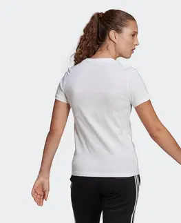 fitnes Dámske tričko na cvičenie biele