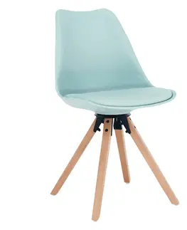 Stoličky Štýlová otočná stolička, mentolová, ETOSA