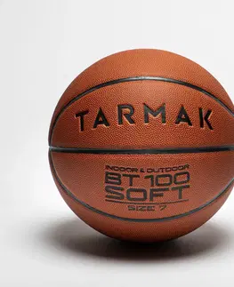 basketbal Basketbalová lopta BT100 veľkosť 7 pre chlapcov od 13 rokov oranžová