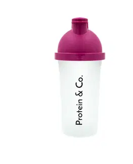 Shakery a fľaše Protein & Co. POP TOP Shaker Farba: Ružová