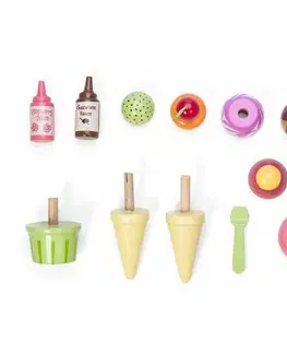 Drevené hračky Le Toy Van Set so zmrzlinou Carlo