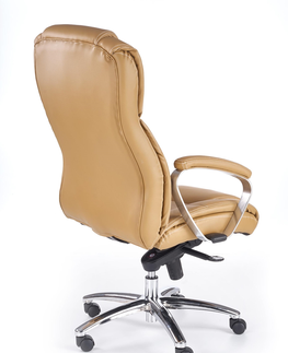 Kancelárske stoličky HALMAR Foster kancelárske kreslo s podrúčkami svetlohnedá
