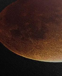 Obrazy vesmíru a hviezd Obraz mesiac na nočnej oblohe