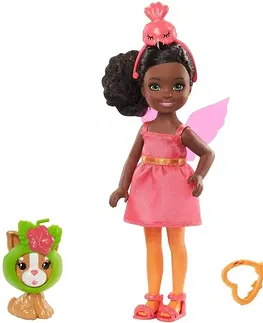 Hračky bábiky MATTEL - Barbie Chelsea v kostýme Plameniak