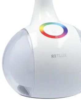 Stolové lampy Retlux RTL 202 Stolná LED lampa s ambientným podsvietením biela, 5 W