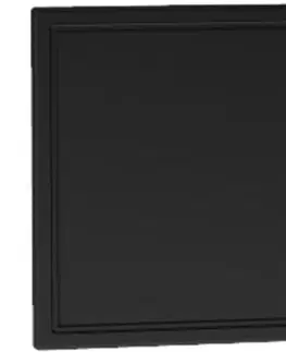 Dvierka a čelá zásuviek pre kuchynske skrinky Panel bočný Emily 360x304 čierny hrášok
