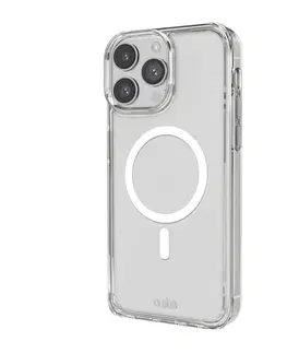 Puzdrá na mobilné telefóny SBS Puzdro Light Mag kompatibilné s MagSafe pre iPhone 14 Pro Max, transparentná TELIGMAGIP1467PT