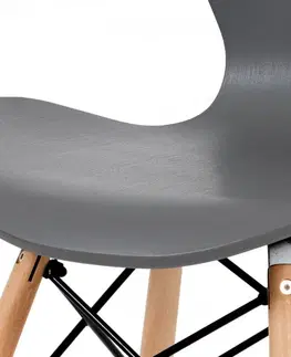 Jedálenské stoličky a kreslá Jedálenská stolička CT-742 Autronic Sivá