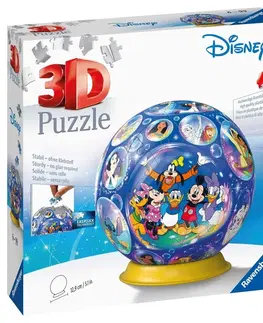 Hračky puzzle RAVENSBURGER - Puzzle-ball Disney 72 dielikov